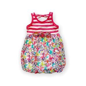 Self Esteem Neon Butterfly Bubble Dress